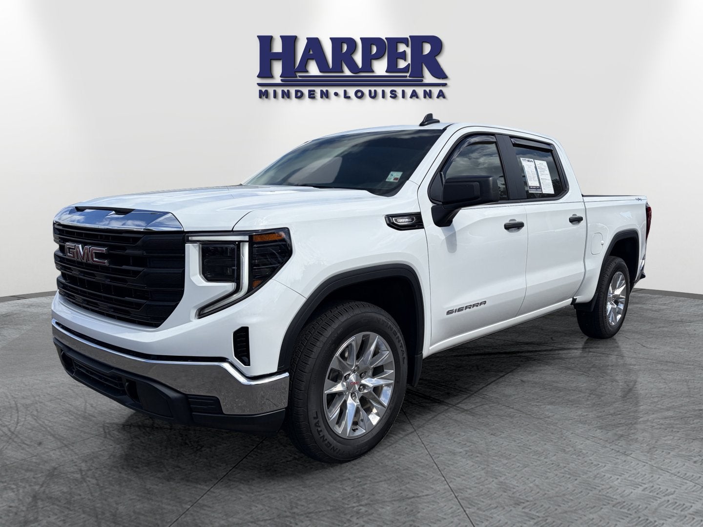 2026 GMC Sierra 1500 Pro in Summit White — front three-quarter view